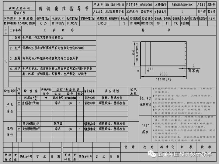 剪切作業(yè)指導(dǎo)書